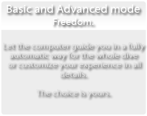 Modalità Basic / Advanced