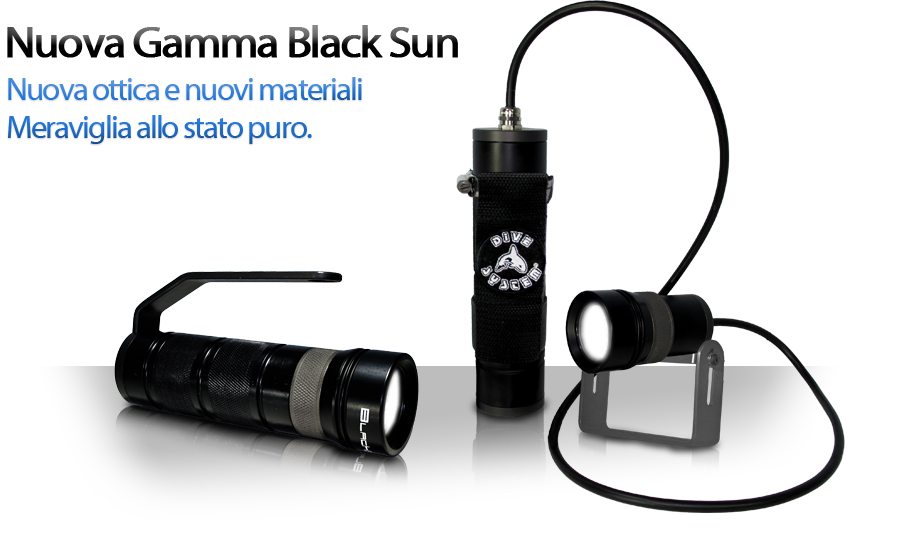 Illuminatore subacuqeo Dive System: Black Sun