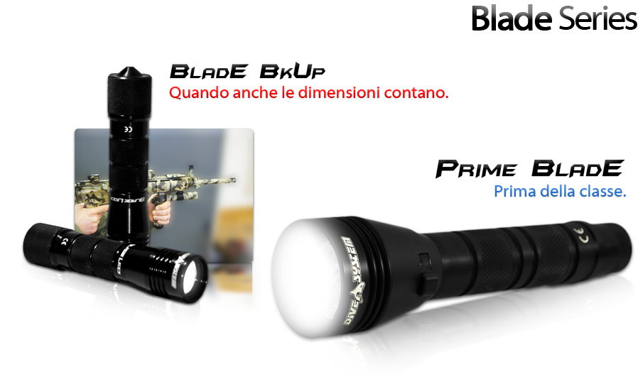 Illuminatore subacuqeo Dive System: Blade Series